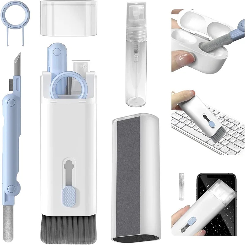 Keycap Puller Ring - 7-in-1 Computer Keyboard Cleaner Brush Kit