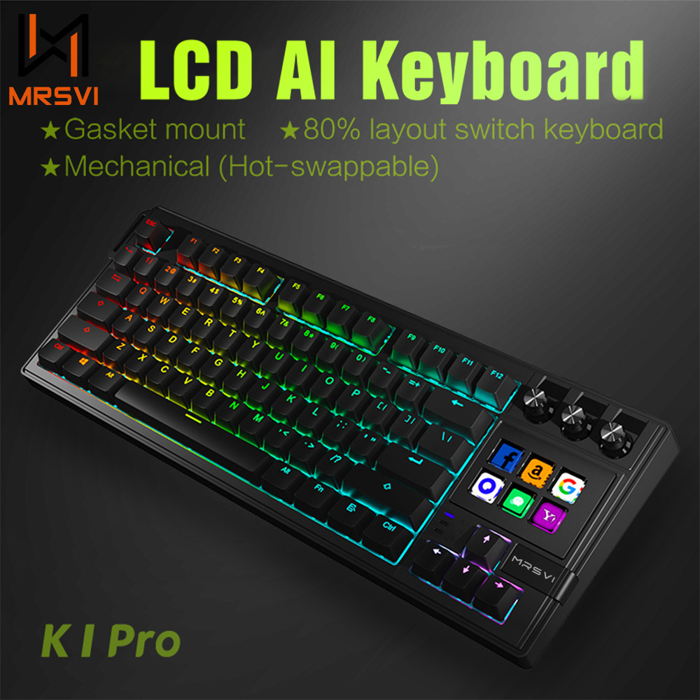 Gaming Keyboard Corsair - MRSVI K1 PRO Visual LCD AI