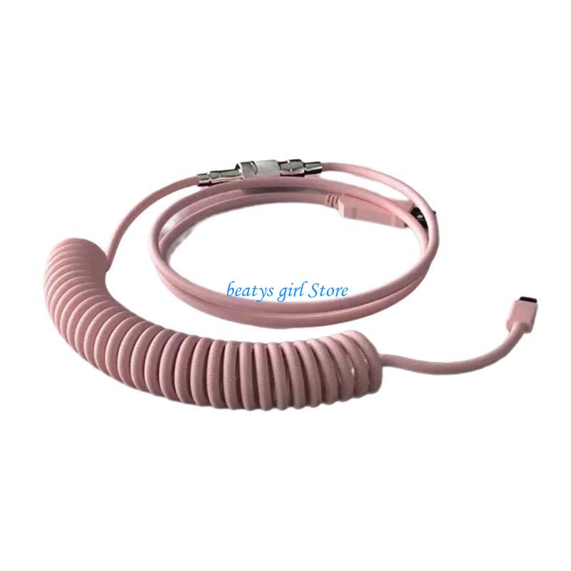 Coiled Usb Cable - C7AB USB A To Type C