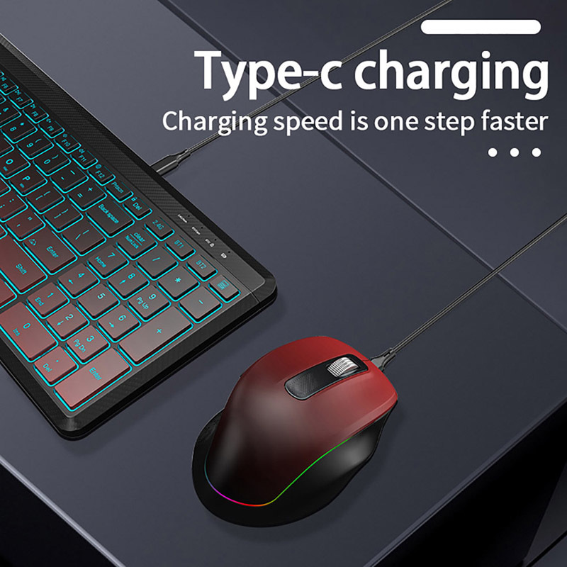 RGB Backlit Silent Wireless Ke - Gaming Keyboard And Mouse Combo review and price