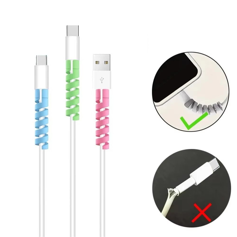 Practical TPR Data Cable Prote - Coiled Usb Cable review and price