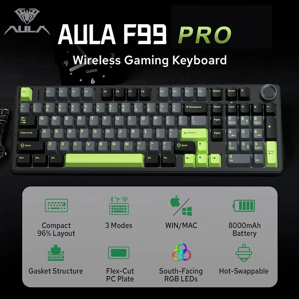 AULA F99PRO Gaming Mechanical  - Gaming Keyboard Hot Swappable review and price