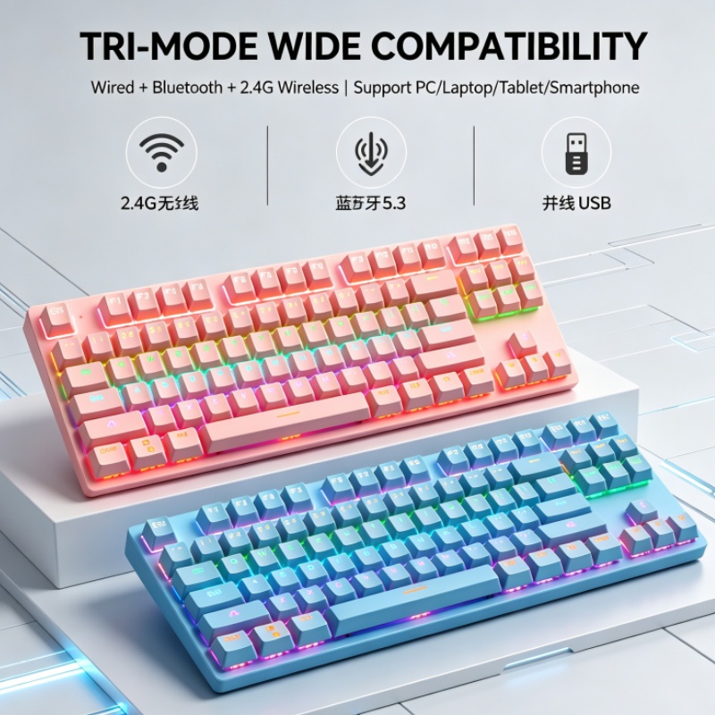 BAJEAL K300 87-Key Wired Mecha - Gaming Keyboard K300 review and price