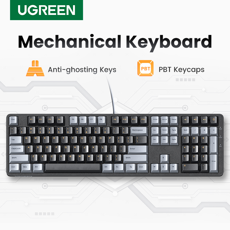 UGREEN Mechanical Keyboard 108 - Gaming Keyboard Corsair review and price