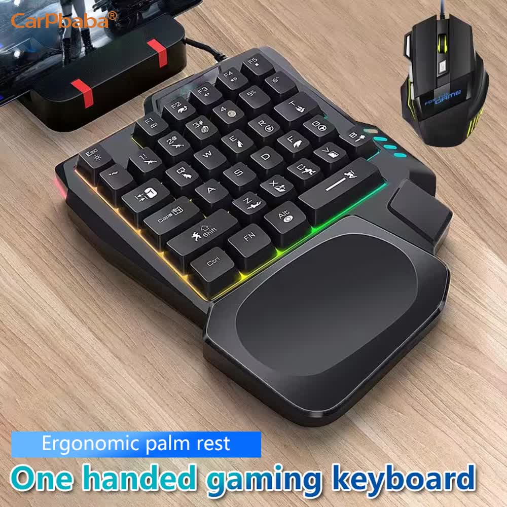 USB Single Hand One-Handed Gam - Gaming Keyboard 1 Hand review and price