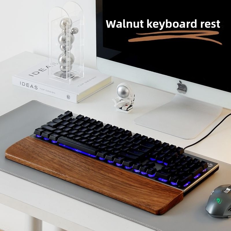 Solid Wood Keyboard Palm Rest  - Gaming Keyboard And Mouse Combo review and price