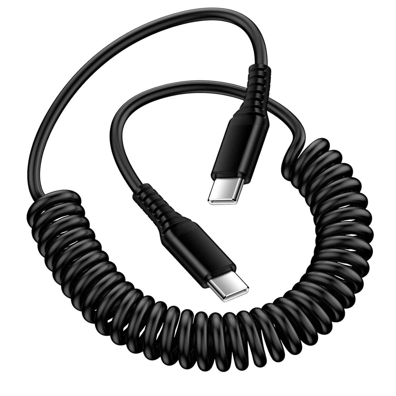 Android Auto USB C to USB C Ca - Coiled Usb Cable review and price